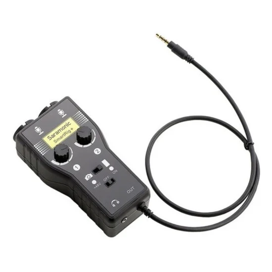 Saramonic Two channel Universal Audio Adapter for both camera & smartphone